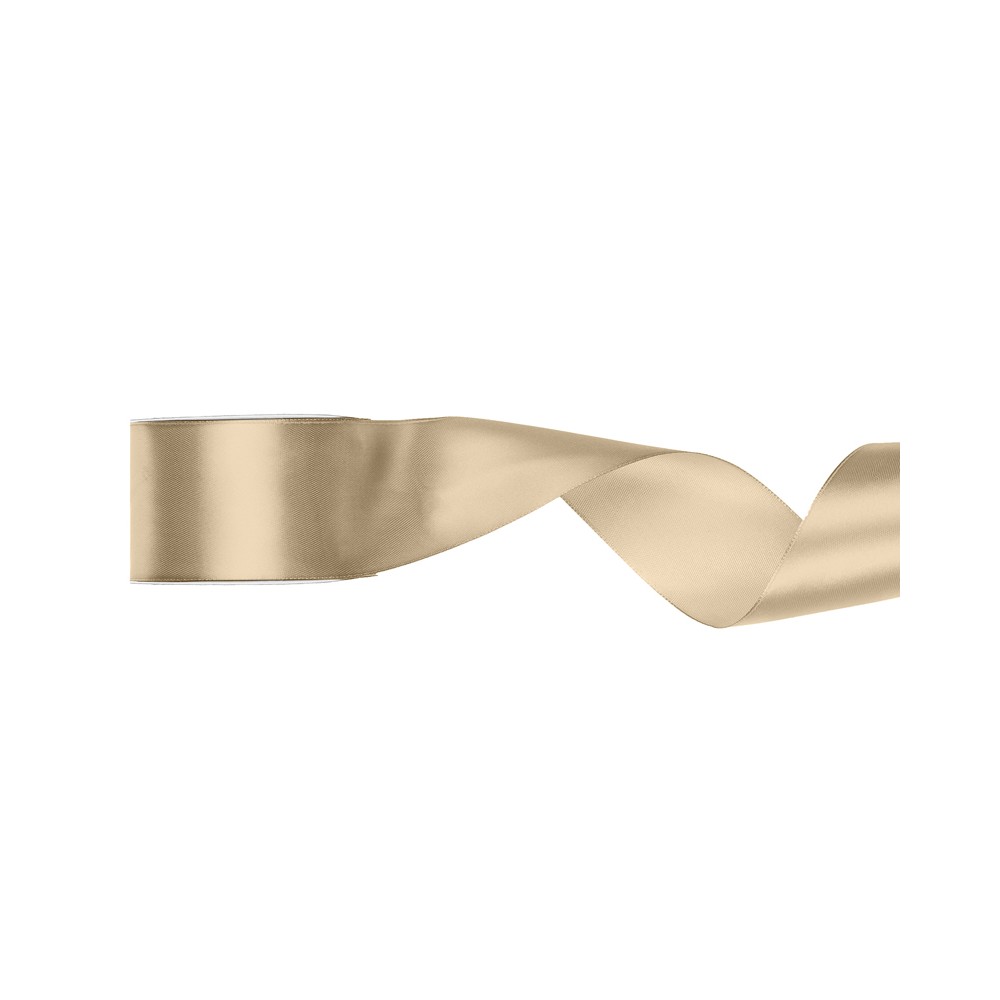 Ruban de Rubans tissu - or froid - 50mm/25m