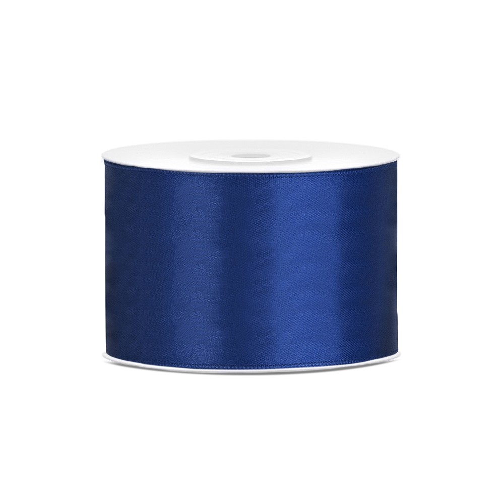 Ruban Rubans tissu - bleu marine - 50mm/25m