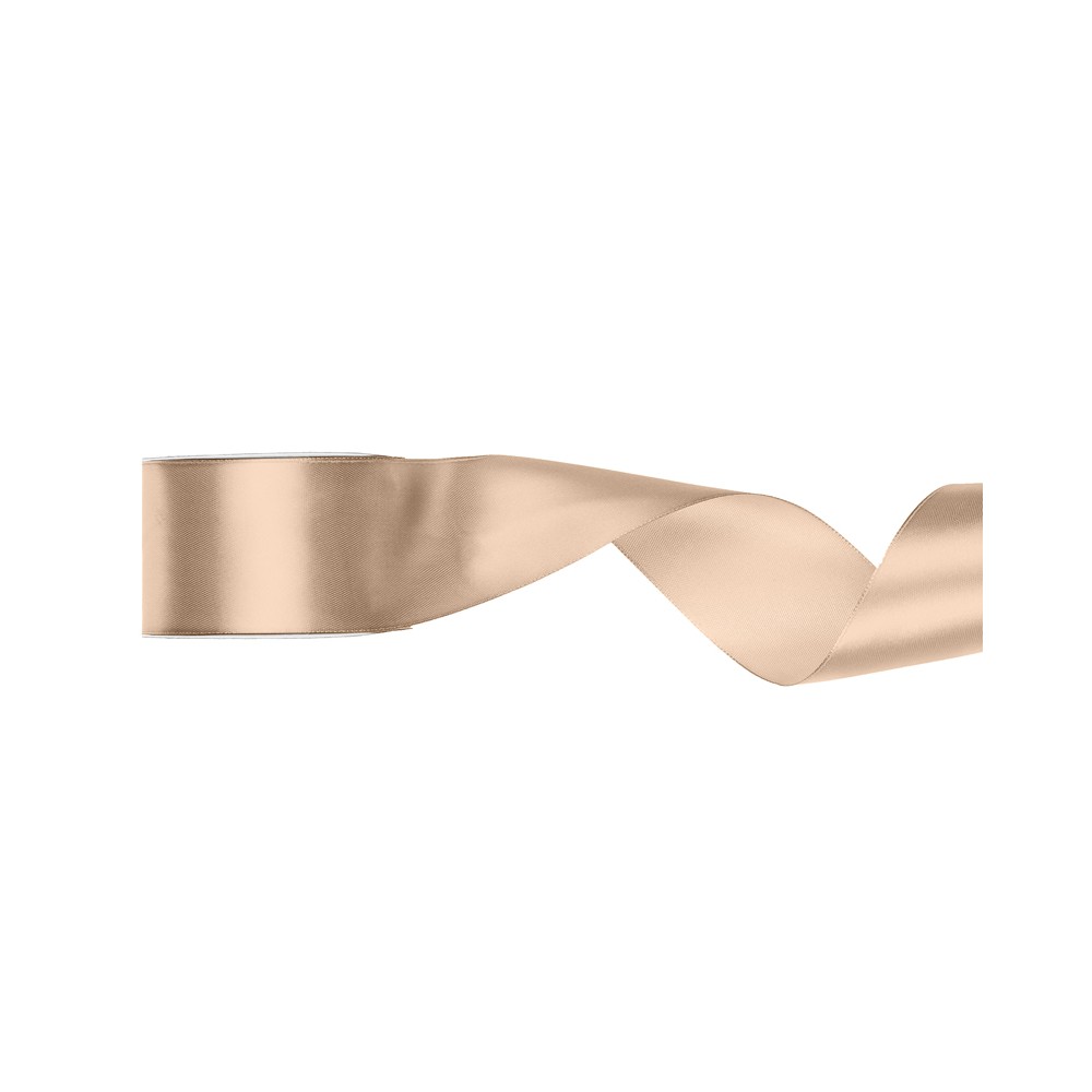 Ruban de Rubans tissu - pêche - 50mm/25m