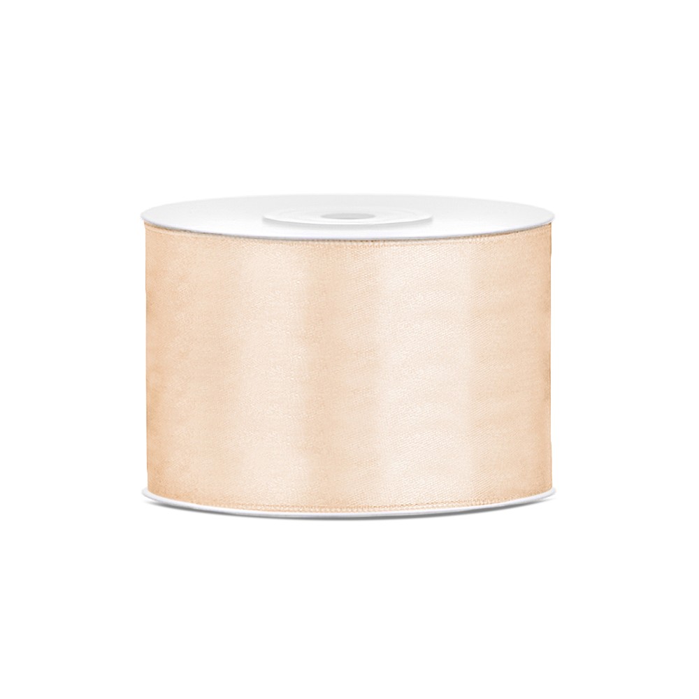 Ruban Rubans tissu - crème - 50mm/25m