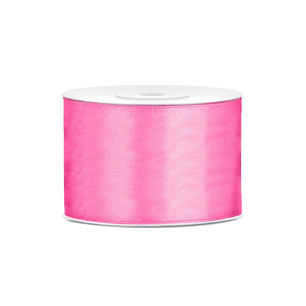 Ruban Rubans tissu - rose - 50mm/25m