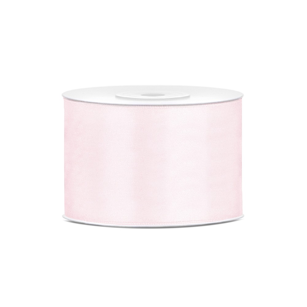 Ruban Rubans tissu - rose poudré clair - 50mm/25m