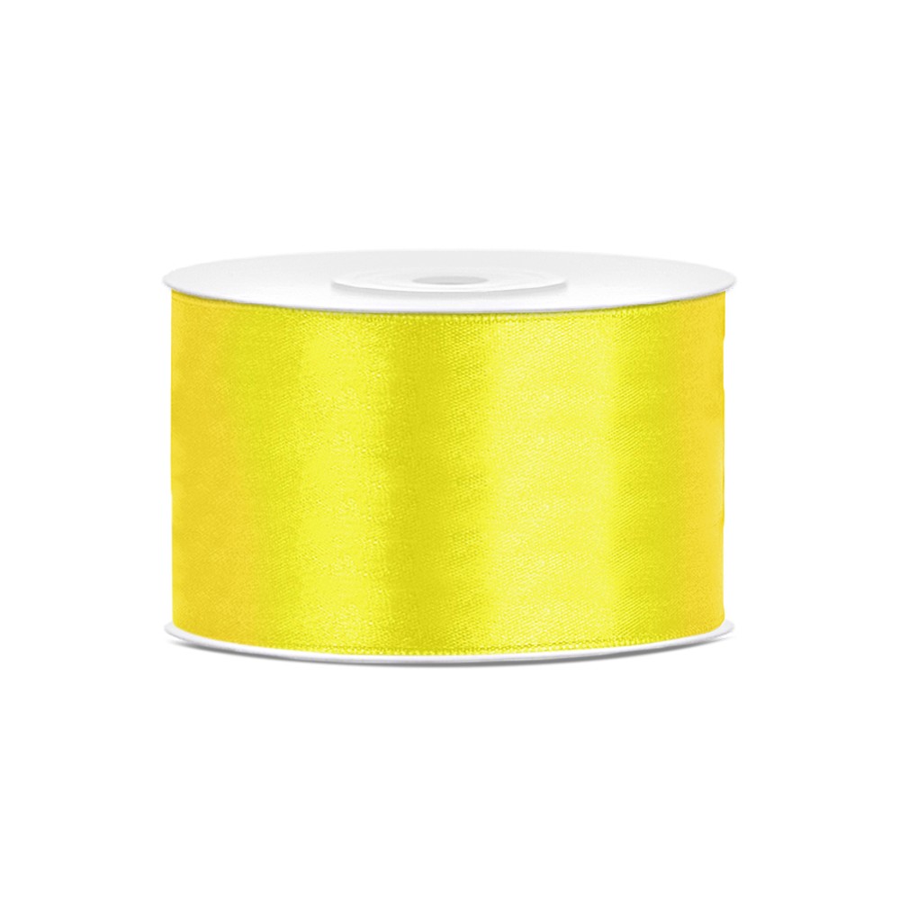Ruban Rubans tissu - jaune - 50mm/25m
