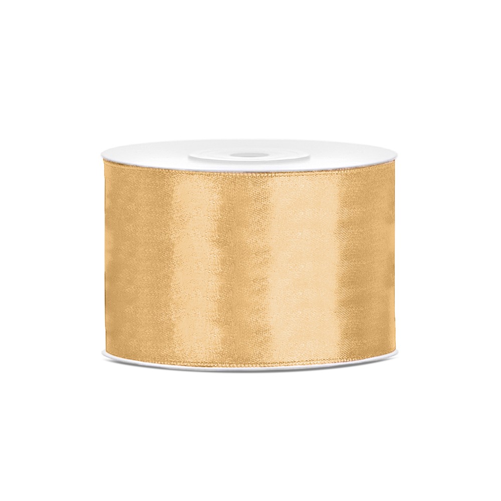 Ruban Rubans tissu - miel clair - 50mm/25m