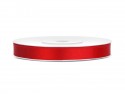 Ruban voile bord Rubans tissu - rouge - 6mm/25m