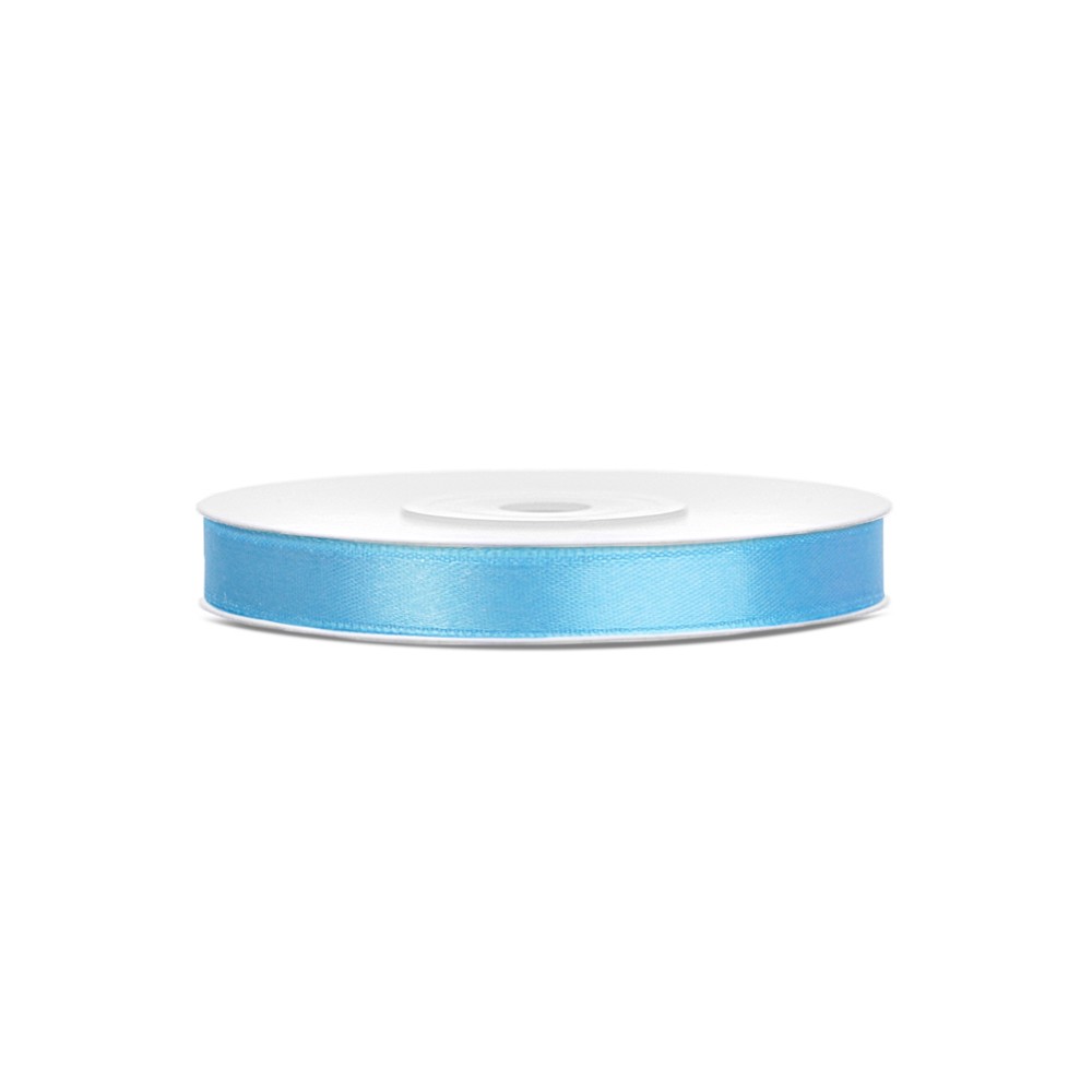 Ruban voile bord Rubans tissu - bleu - 6mm/25m