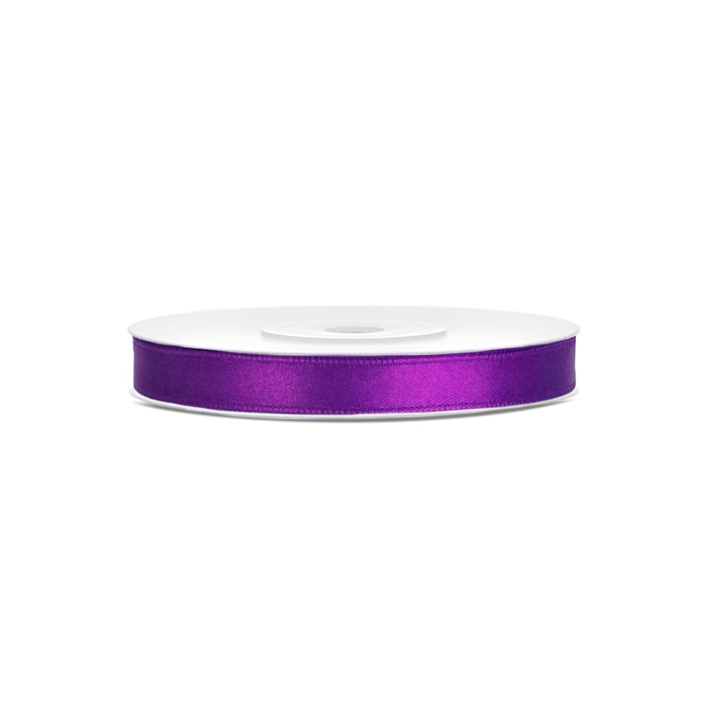 Ruban Rubans tissu - violet - 6mm/25m