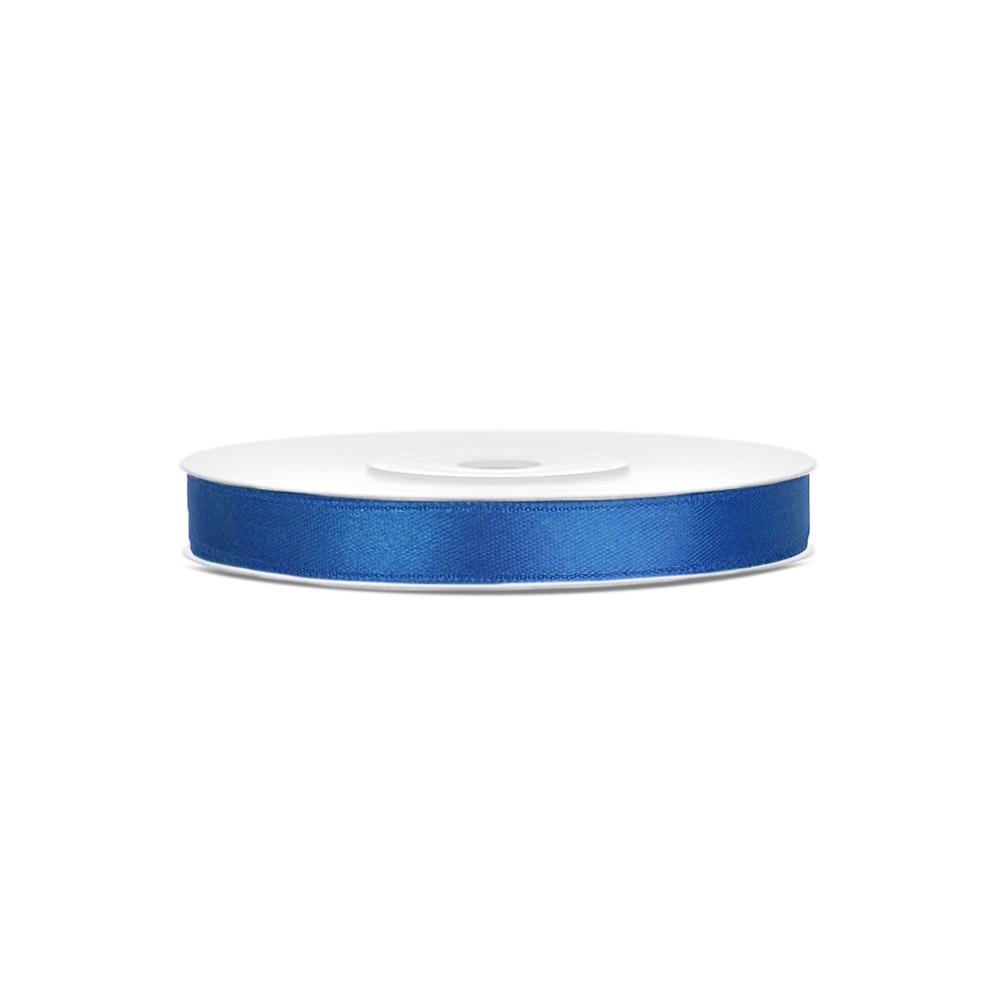 Ruban de Rubans tissu - bleu - 6mm/25m