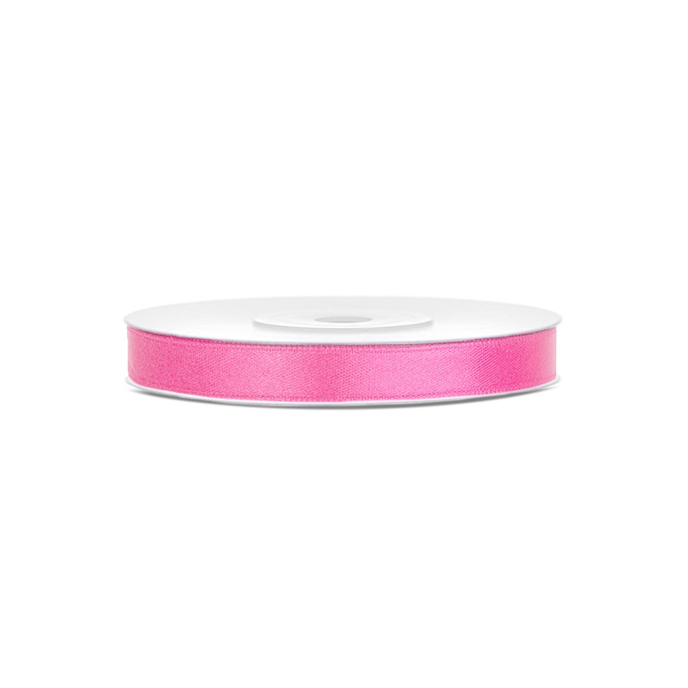 Ruban voile bord Rubans tissu - rose - 6mm/25m