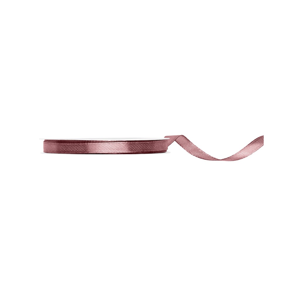 Ruban de Rubans tissu - rose foncé - 6mm/25m