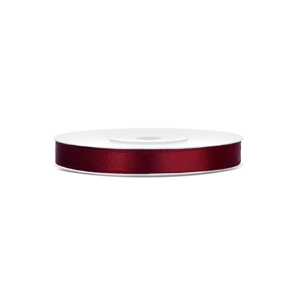 Ruban voile bord Rubans tissu - marron - 6mm/25m