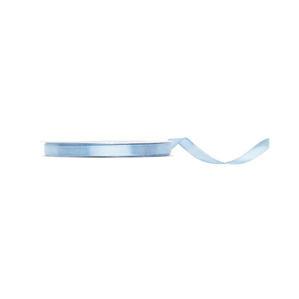 Ruban de Rubans tissu - bleu ciele - 6mm/25m