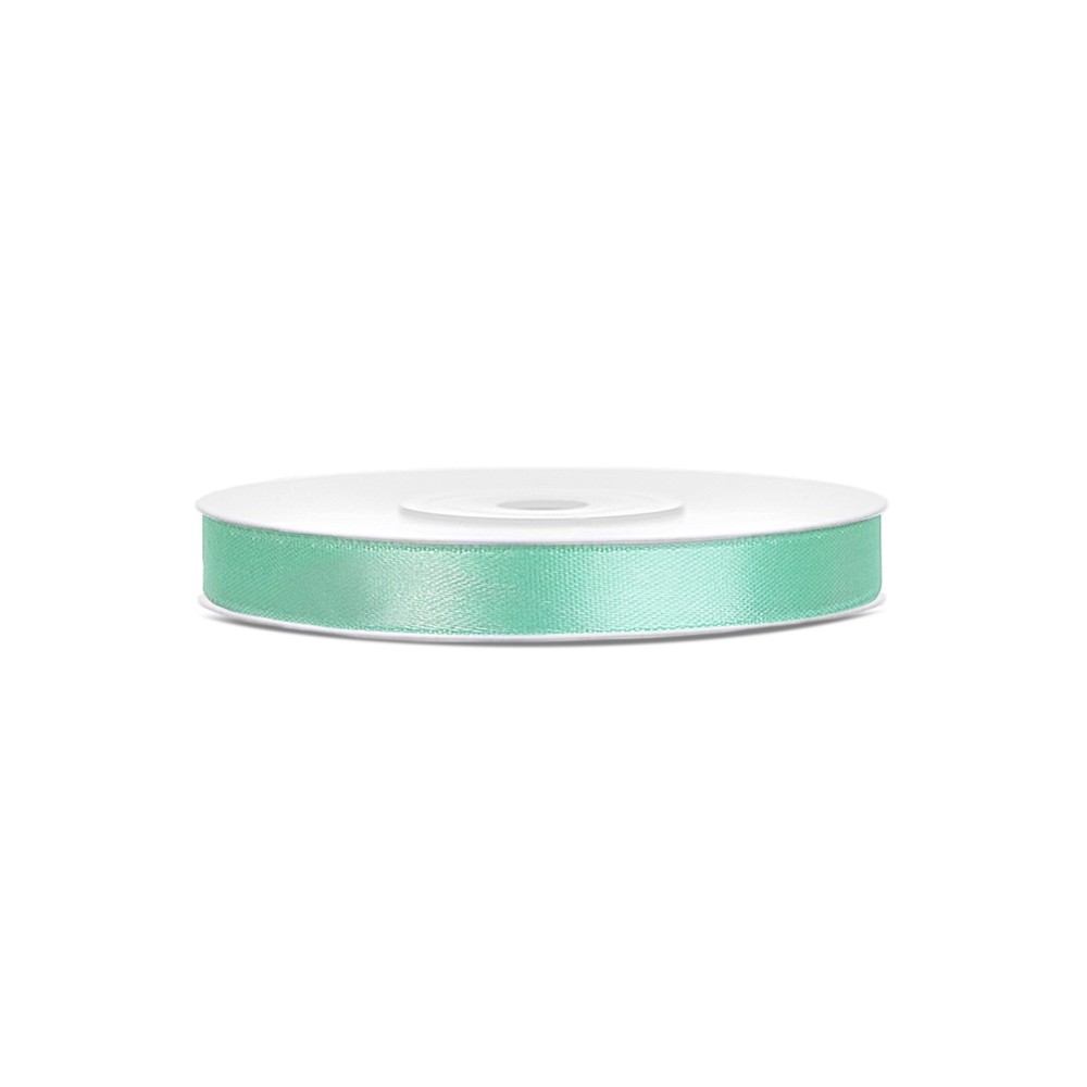 Ruban voile bord Rubans tissu - menthe - 6mm/25m