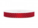 Ruban de Rubans tissu - rouge - 12mm/25m