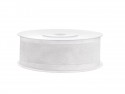 Ruban en mousseline de soie - blanc - 25mm/25m
