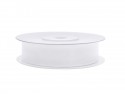 Ruban en mousseline de soie - blanc - 12mm / 25m