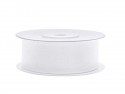 Ruban en mousseline de soie - blanc - 25mm/25m