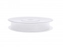 Ruban en mousseline de soie - blanc - 6mm/25m