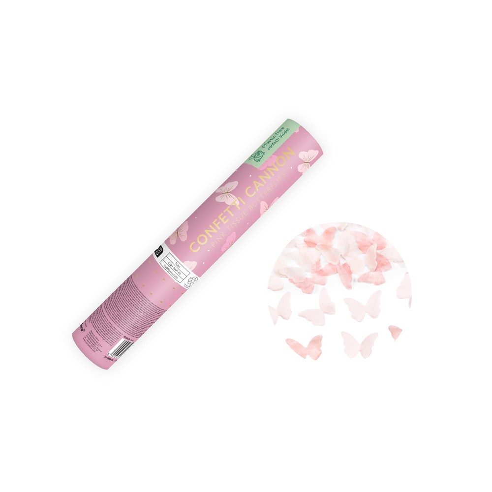 Tube à papillons roses