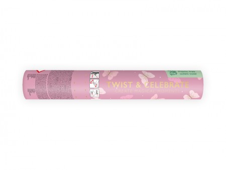 Tube à papillons roses