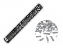 Canon à confettis - argent - 40cm