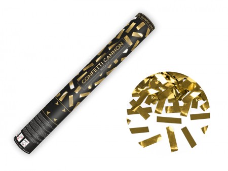 Canon à confettis - or - 40cm