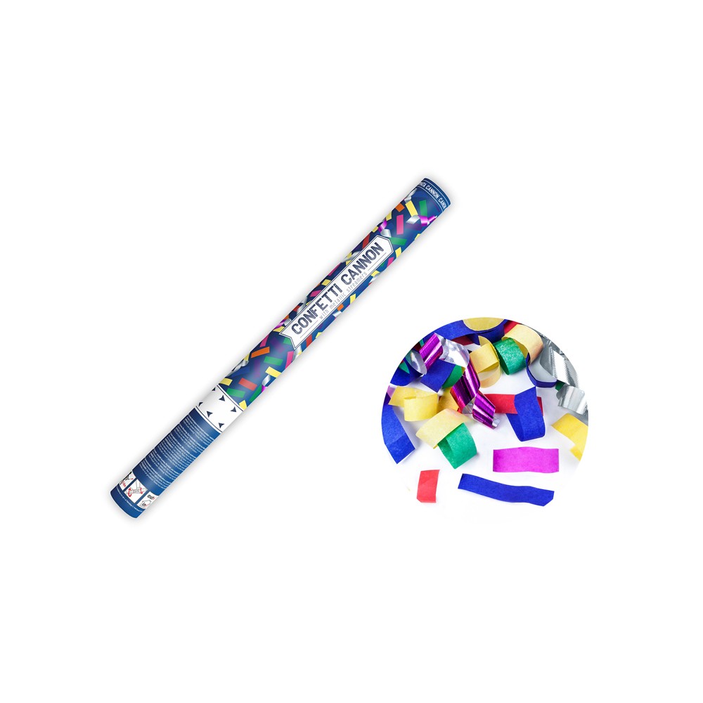 Canon à confettis et banderoles - 60cm