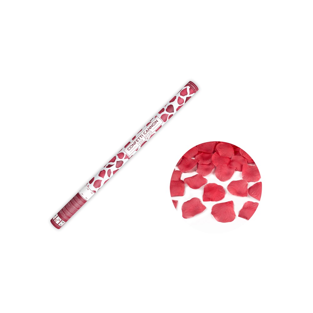Canon à confettis avec pétales de rose - marron - 60cm