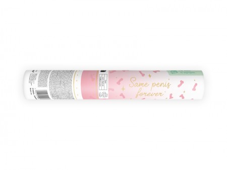 Tube avec confettis pénis -...
