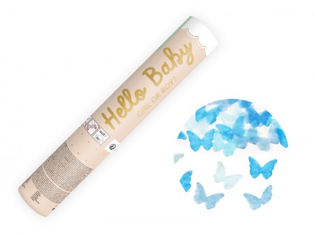 Tube Garçon à papillons bleus