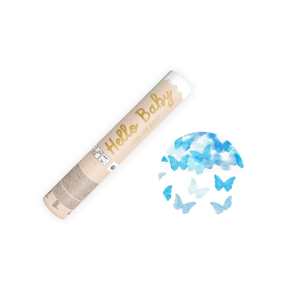Tube Garçon à papillons bleus