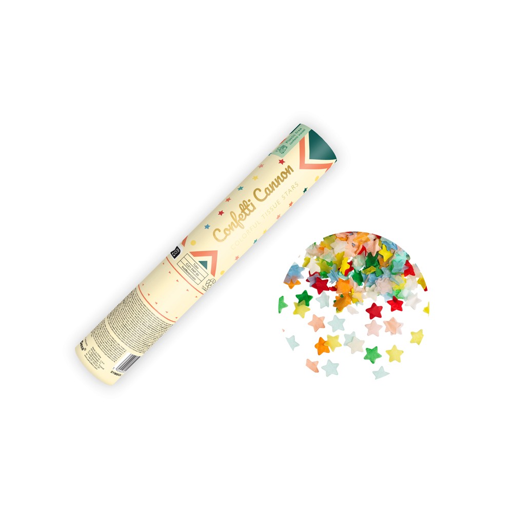 Canon à confettis Cirque - mixte - 20 cm