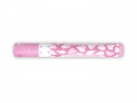 Canon à confettis avec coeurs - blanc - 40cm