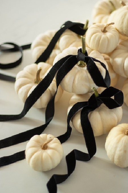 Ruban velours - noir -...