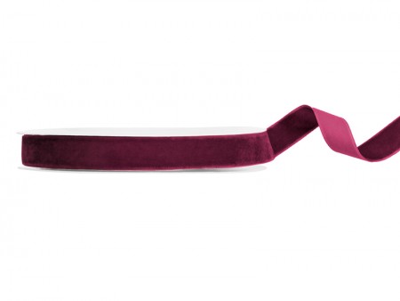 Ruban velours - violet -...