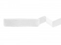 Ruban velours - blanc - 25mm/10m