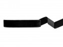 Ruban velours - noir - 25mm/10m