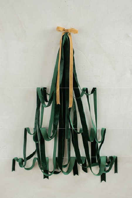 Ruban velours - vert...