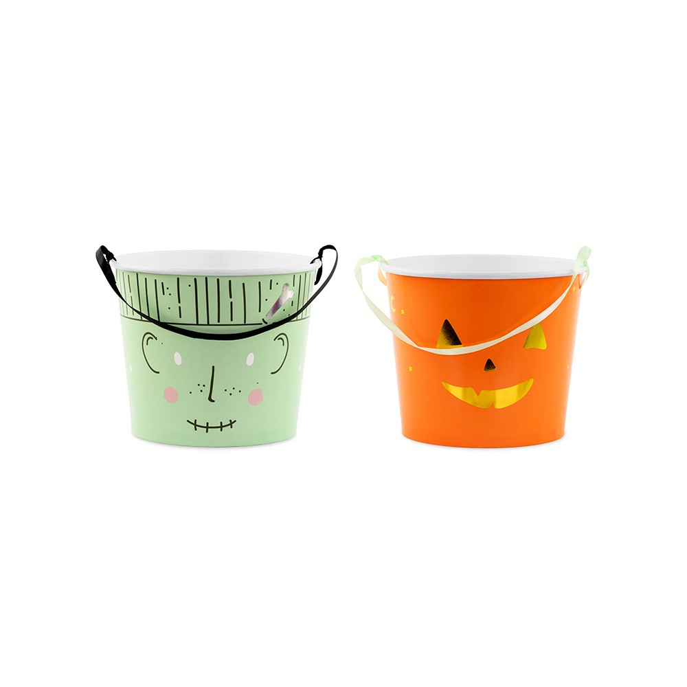 2 Seaux a bonbons d'Halloween