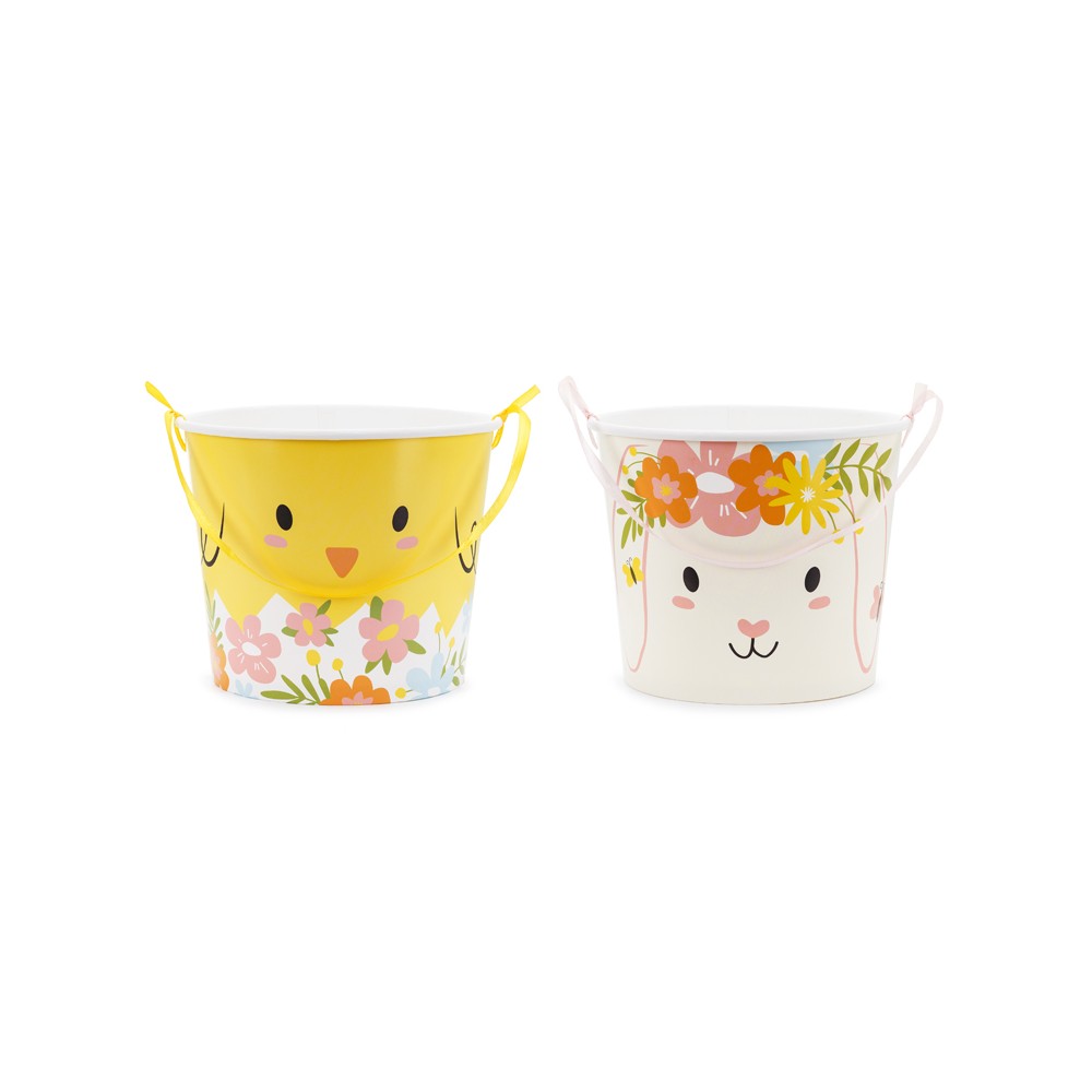 2 Seaux de bonbons de Pâques