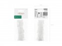 3 Ruban mousseline - blanc - 40mm/5m