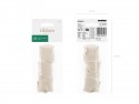 3 Ruban mousseline - beige clair - 40mm/5m