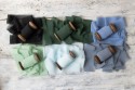 Ruban de chiffon - vert bouteille - 40mm/10m