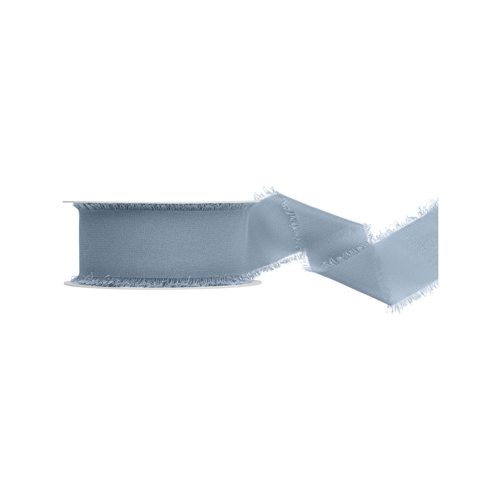 Ruban de chiffon - bleu ciel - 40mm/10m