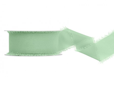 Ruban de chiffon - sauge -...