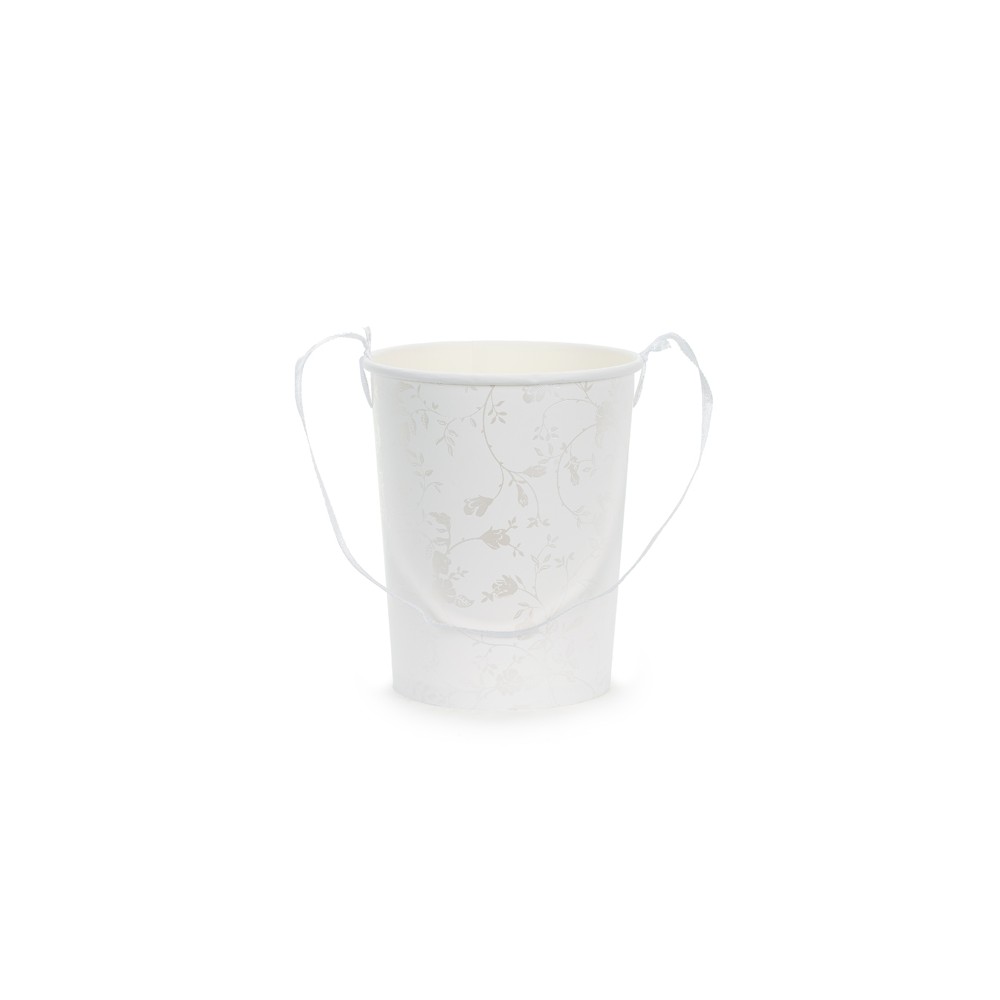 Seau pour pétales de fleurs - blanc