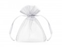 10 Sachets en Organza - blancs