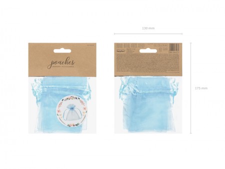 10 Sachets en organza -...