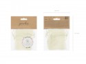 10 Sachets en organza - crème - 10cm