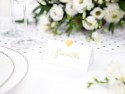 10 Marque place - coeur - or